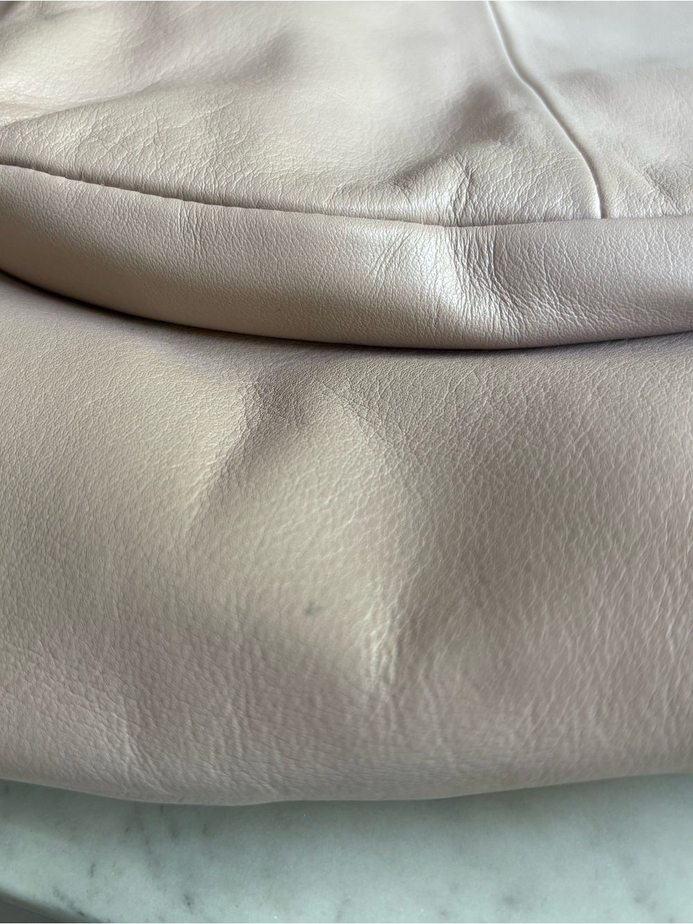 Coach Kristin Pale Pink Leather Expandable Shoulder Bag with Silver Hardware - Picture 10 of 10